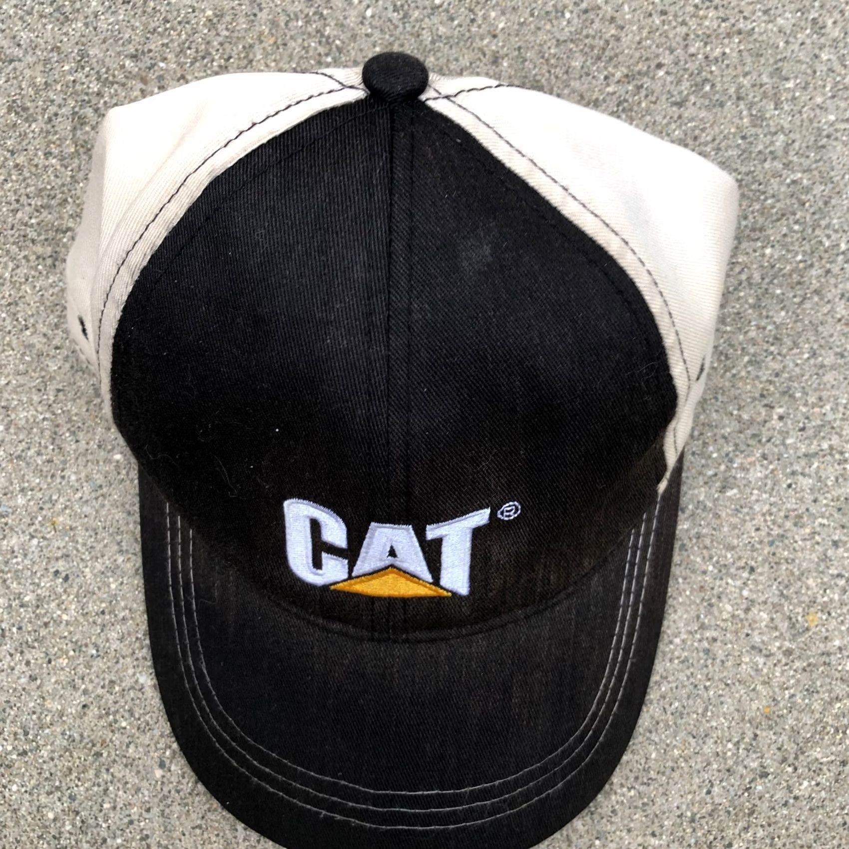 Vintage VINTAGE CATAPILLAR CAT Baseball Hat Men's Adjustable Cap Black Size ONE SIZE - 3 Thumbnail