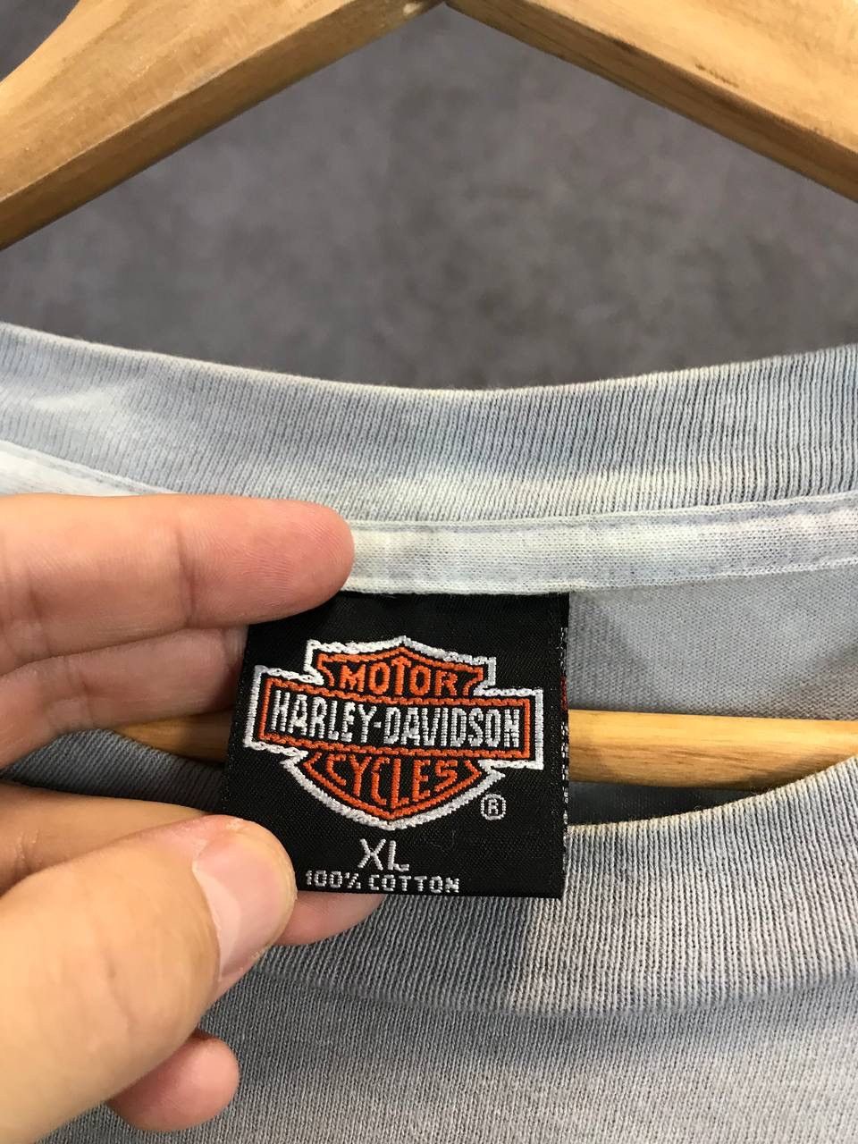 Harley Davidson Harley Davidson 1997 made in USA vintage single stitch tee Size US XL / EU 56 / 4 - 8 Thumbnail