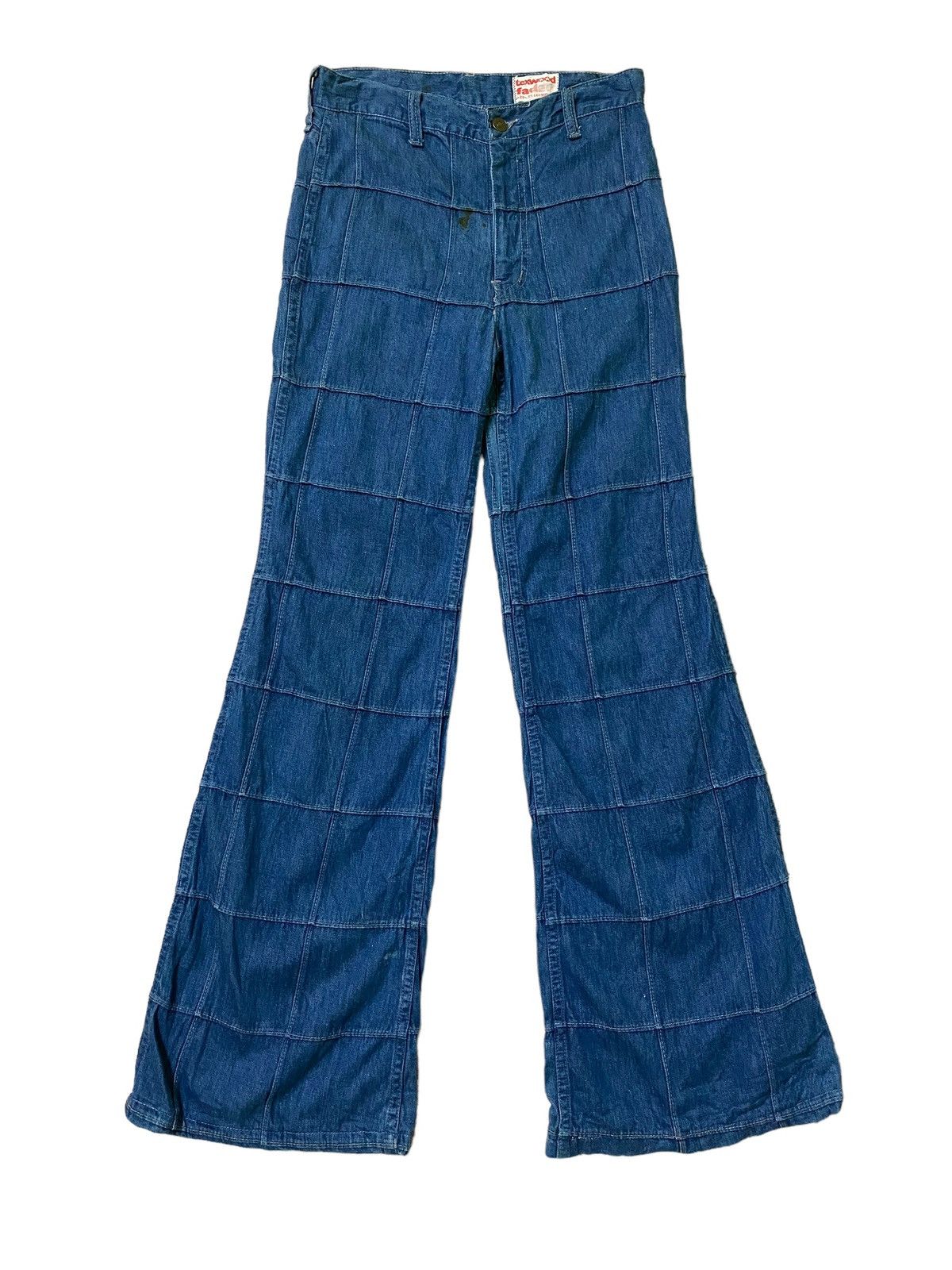 Hysteric Glamour × Japanese Brand Flared Vintage TEXWOOD FADED Bell Bottom Talon Denim Jeans Size US 27 - 1 Thumbnail