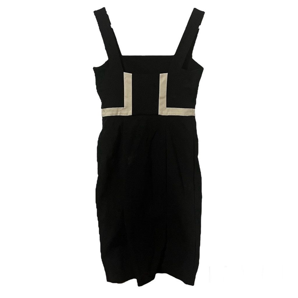 Diane von Furstenberg DVF Diane Von Furstenberg Black Knit Sleeveless Midi Dress 6 Size M / US 6-8 / IT 42-44 - 2 Thumbnail