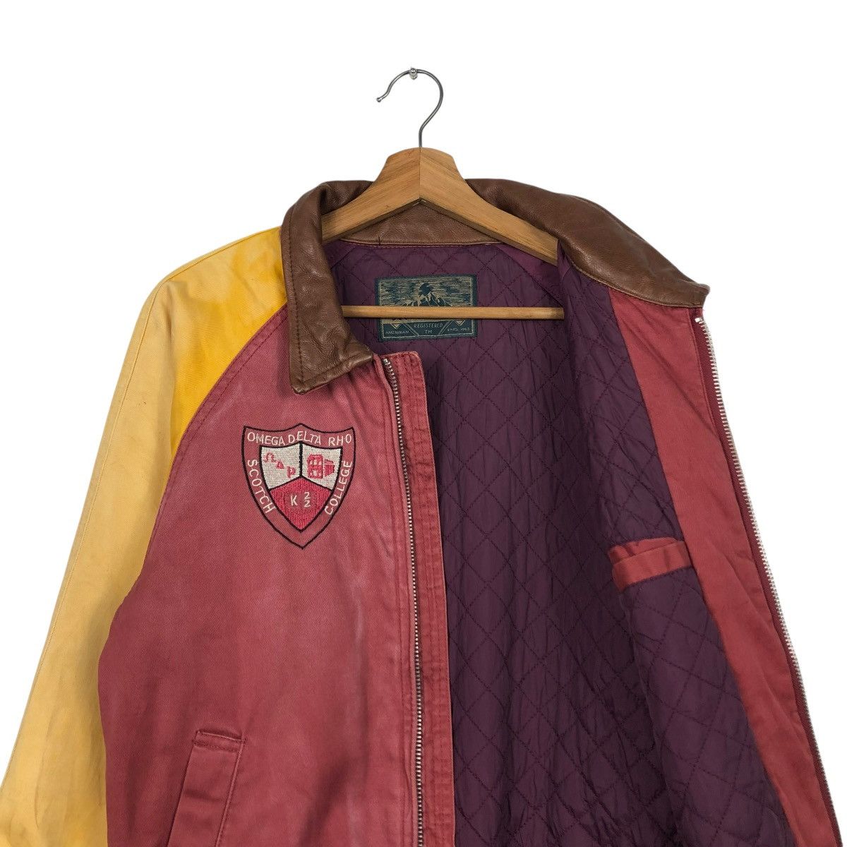 Pelle Pelle 🔥VINTAGE GENUINE LEATHER JACKET SCOTCH & SODA EMBROIDERY Size US S / EU 44-46 / 1 - 14 Thumbnail