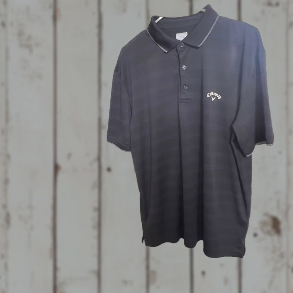 Callaway Callaway Opti Dri Golf Polo Shirt L Mens Black Logo Polyester Active Stretch Size US L / EU 52-54 / 3 - 1 Thumbnail