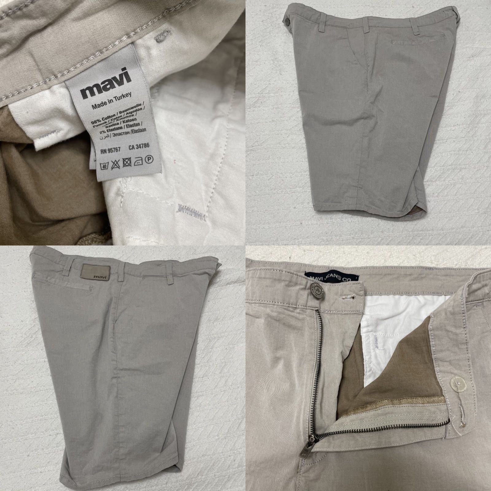 Vintage Mavi Jeans Co Jacob Shorts Size 42 Gray Men Chinos Beige Regular Vintage? Size US 42 / EU 58 - 8 Thumbnail