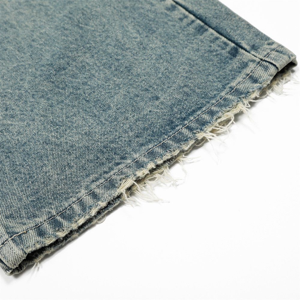 Vintage Men's street style gradient washed ripped jeans Size US 32 / EU 48 - 6 Thumbnail