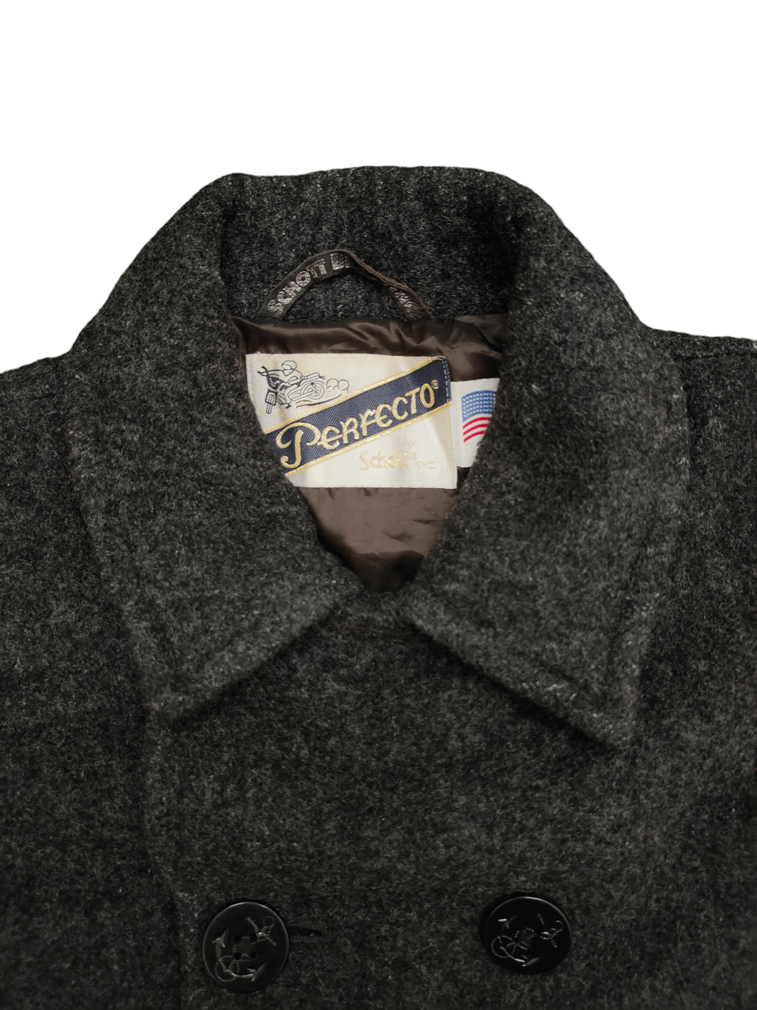 Schott 1990s Perfecto By Schott Nyc Double Breasted Work Jacket Size US M / EU 48-50 / 2 - 15 Thumbnail