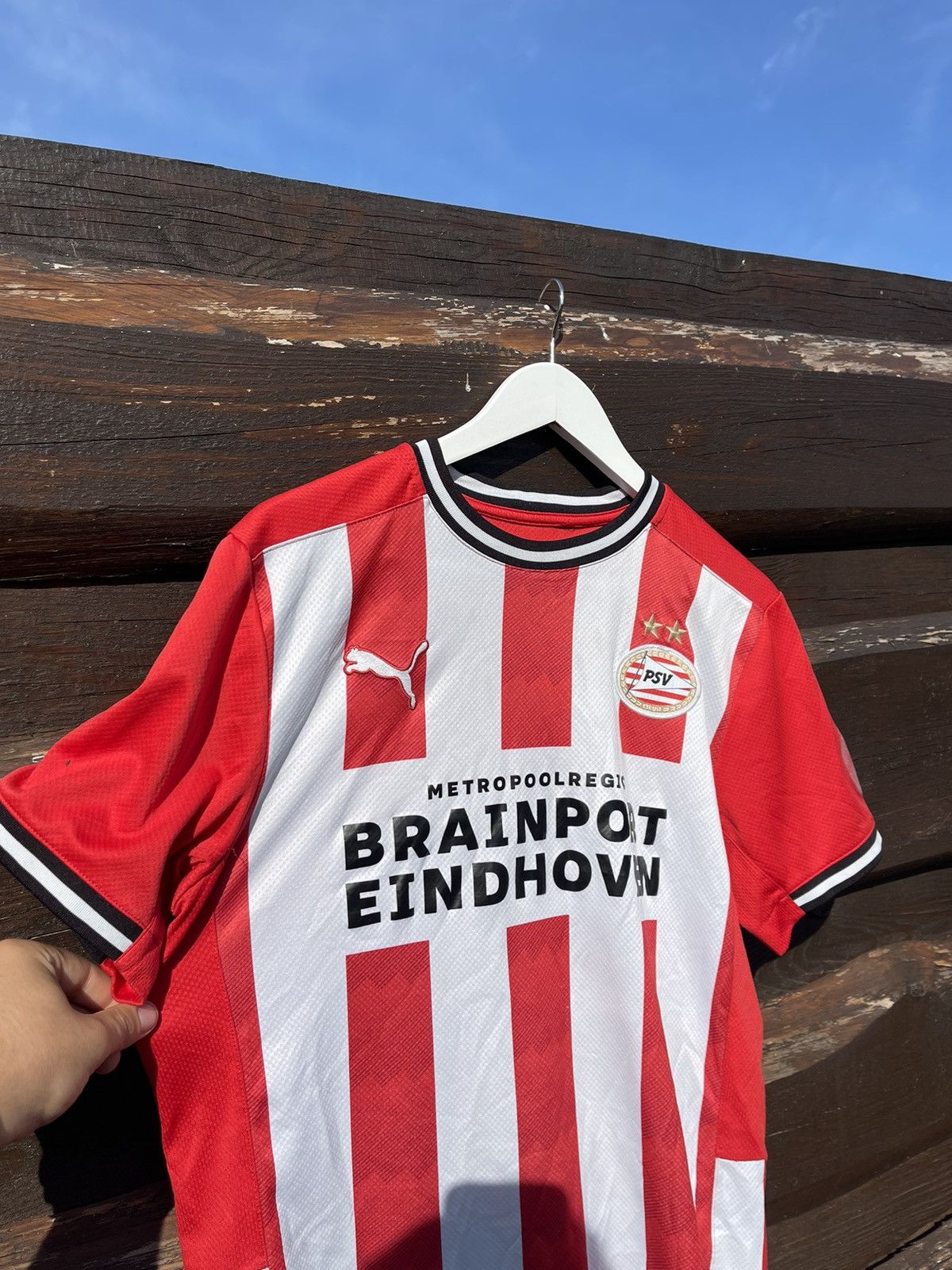 Nike Puma PSV Eindhoven #10 Dylan soccer jersey Size US L / EU 52-54 / 3 - 3 Thumbnail