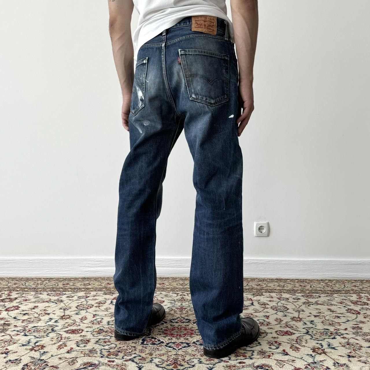 Levi s Vintage Workers Vintage 90s Levi s 751 Painted Work Jeans Pants Grailed