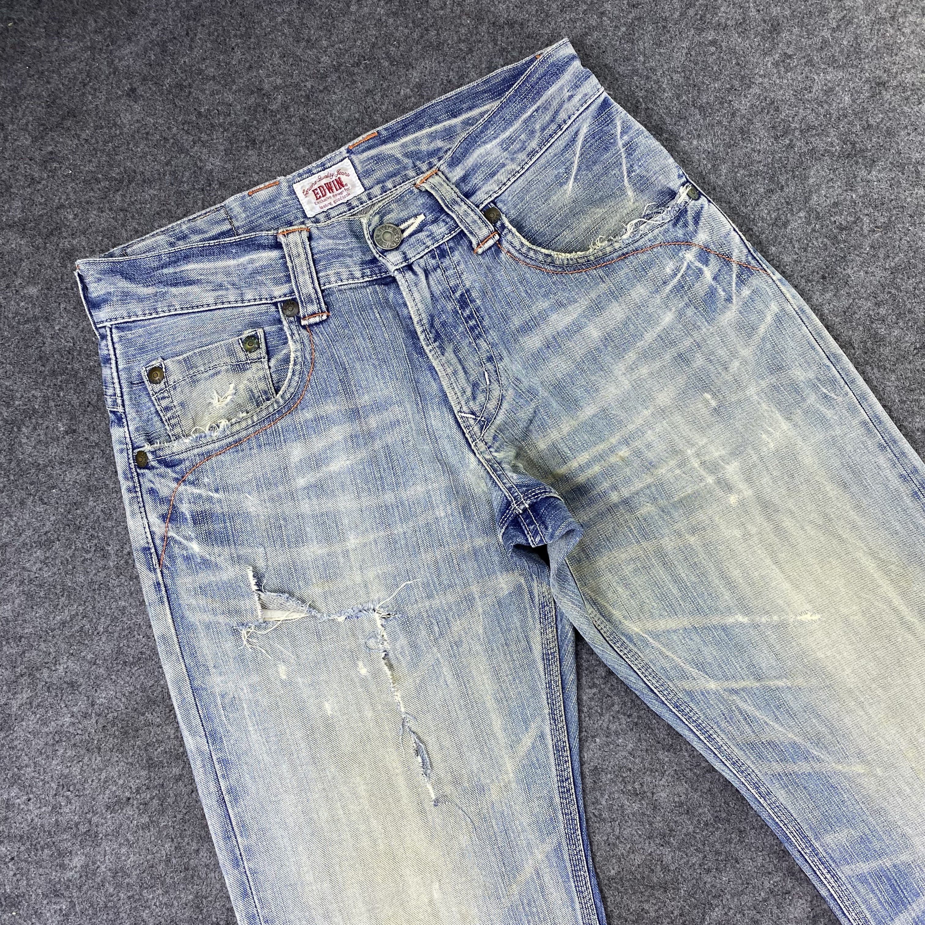Edwin × Japanese Brand Edwin 424 XVS Straight Jeans-J1152 Size US 32 / EU 48 - 5 Thumbnail