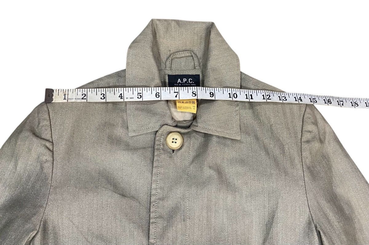 A.P.C. Rare🔥Vtg A.P.C Button Jacket Silver Size US XS / EU 42 / 0 - 15 Thumbnail