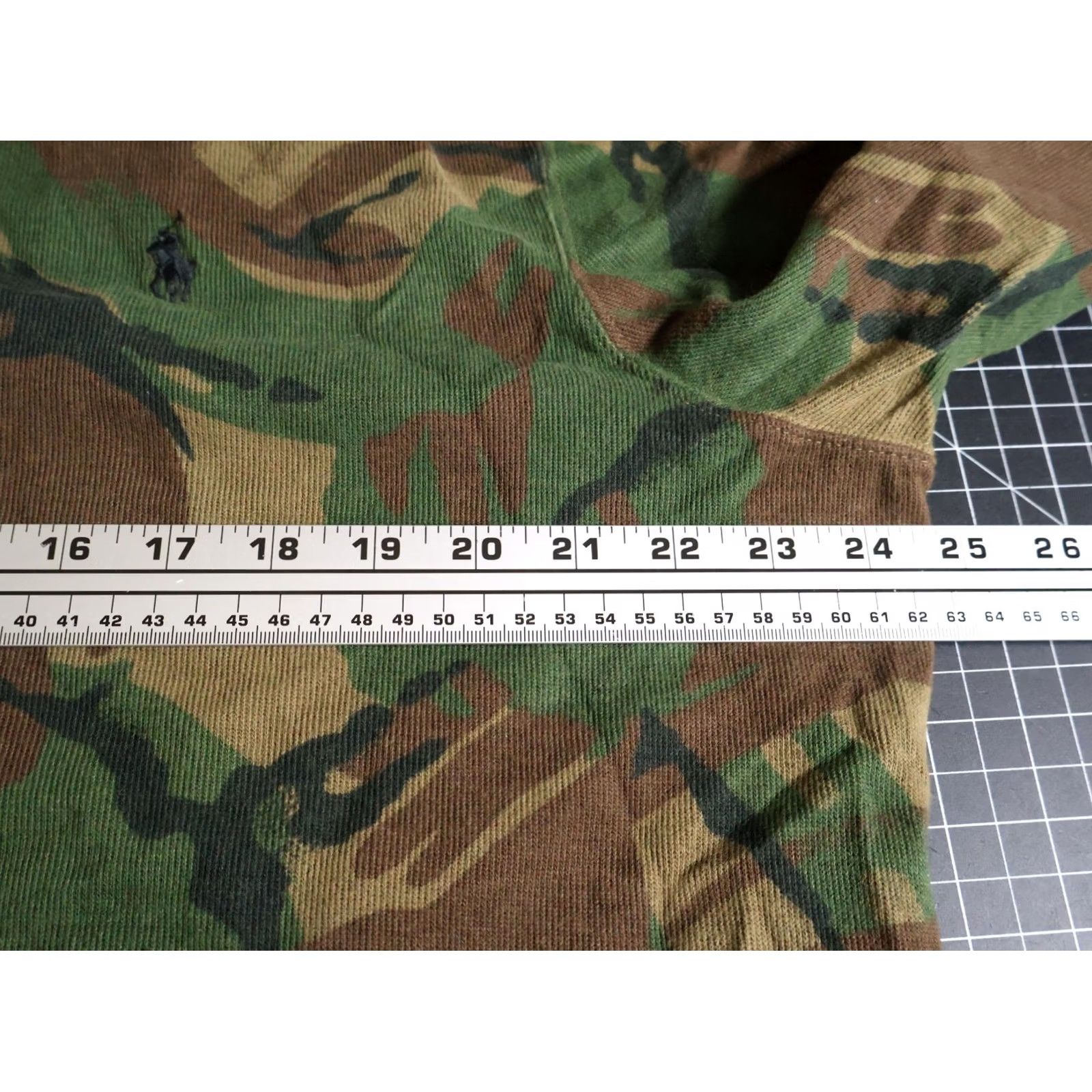 Polo Ralph Lauren VINTAGE Polo Ralph Lauren Sweater Men XL Camouflage 1/4 Zip Mock Neck Camo Size US XL / EU 56 / 4 - 5 Thumbnail