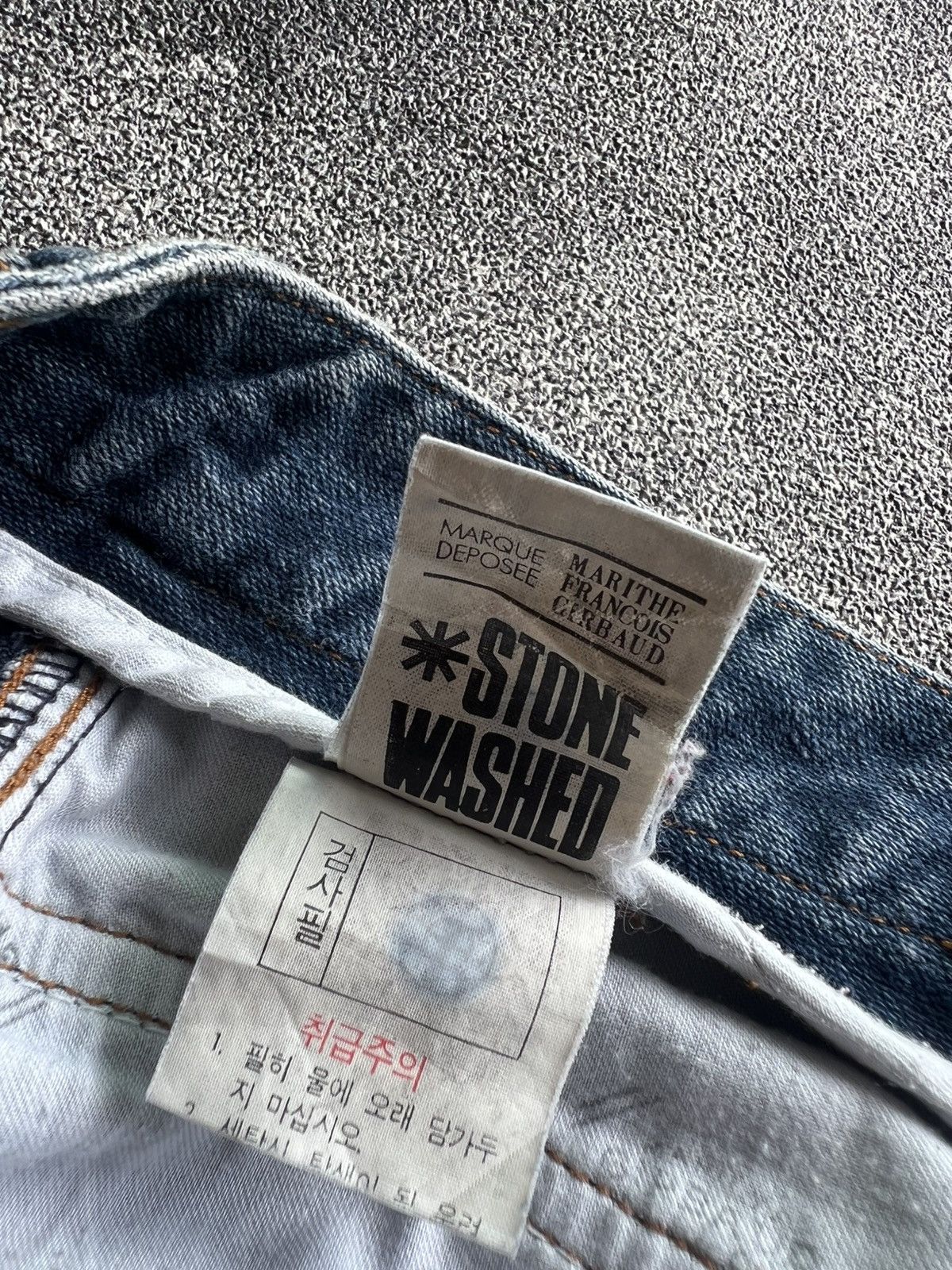 Marithe + Francois Girbaud Marithe Francois Girbaud Stone Washed Jeans Size US 30 / EU 46 - 10 Thumbnail