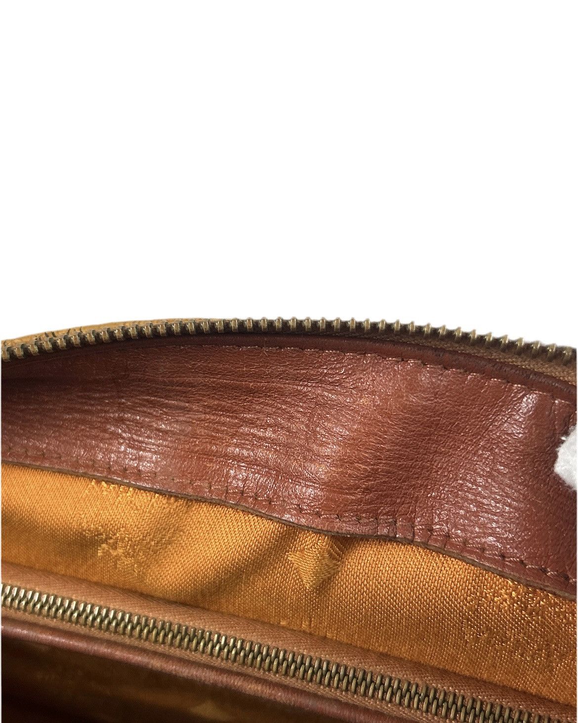MCM MCM Cognac Leather Shoulder Bag Size ONE SIZE - 7 Thumbnail