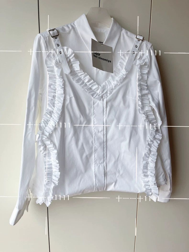 Comme des Garcons Comme Des Garcons Button-Up Strap Long Shaped Shirt Size S / US 4 / IT 40 - 3 Thumbnail