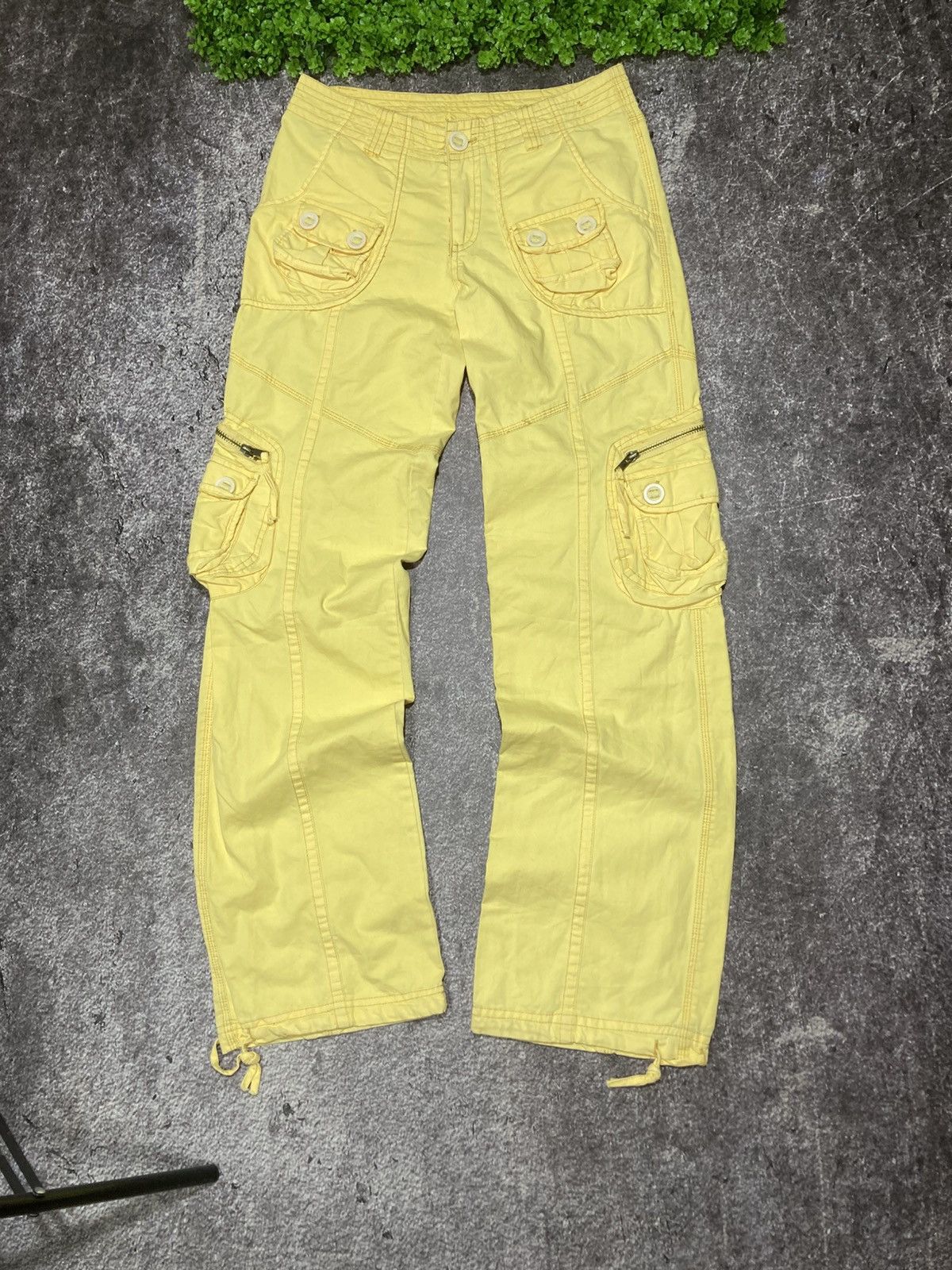 Miss Sixty Miss Sixty Flare Military MultiPocket Cargo Pants Flared Y2K Size 28" / US 6 / IT 42 - 1 Thumbnail
