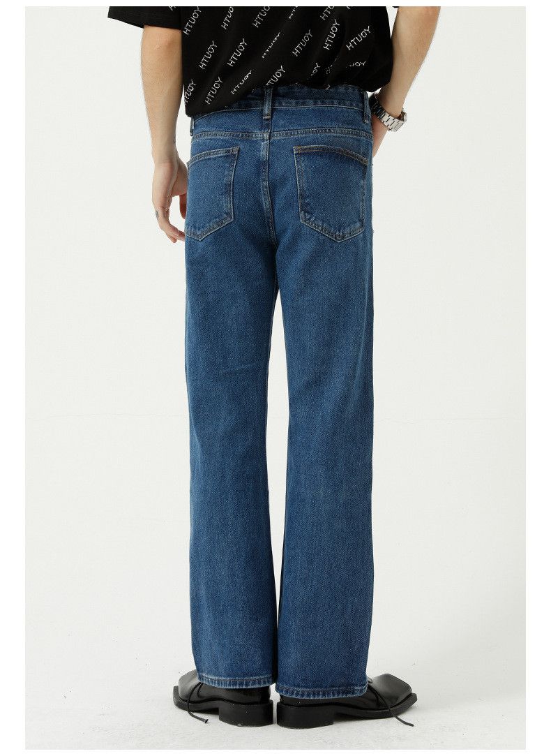 Japanese Brand × Jean Japanese trendy straight-leg flared solid color jeans Size US 32 / EU 48 - 2 Thumbnail