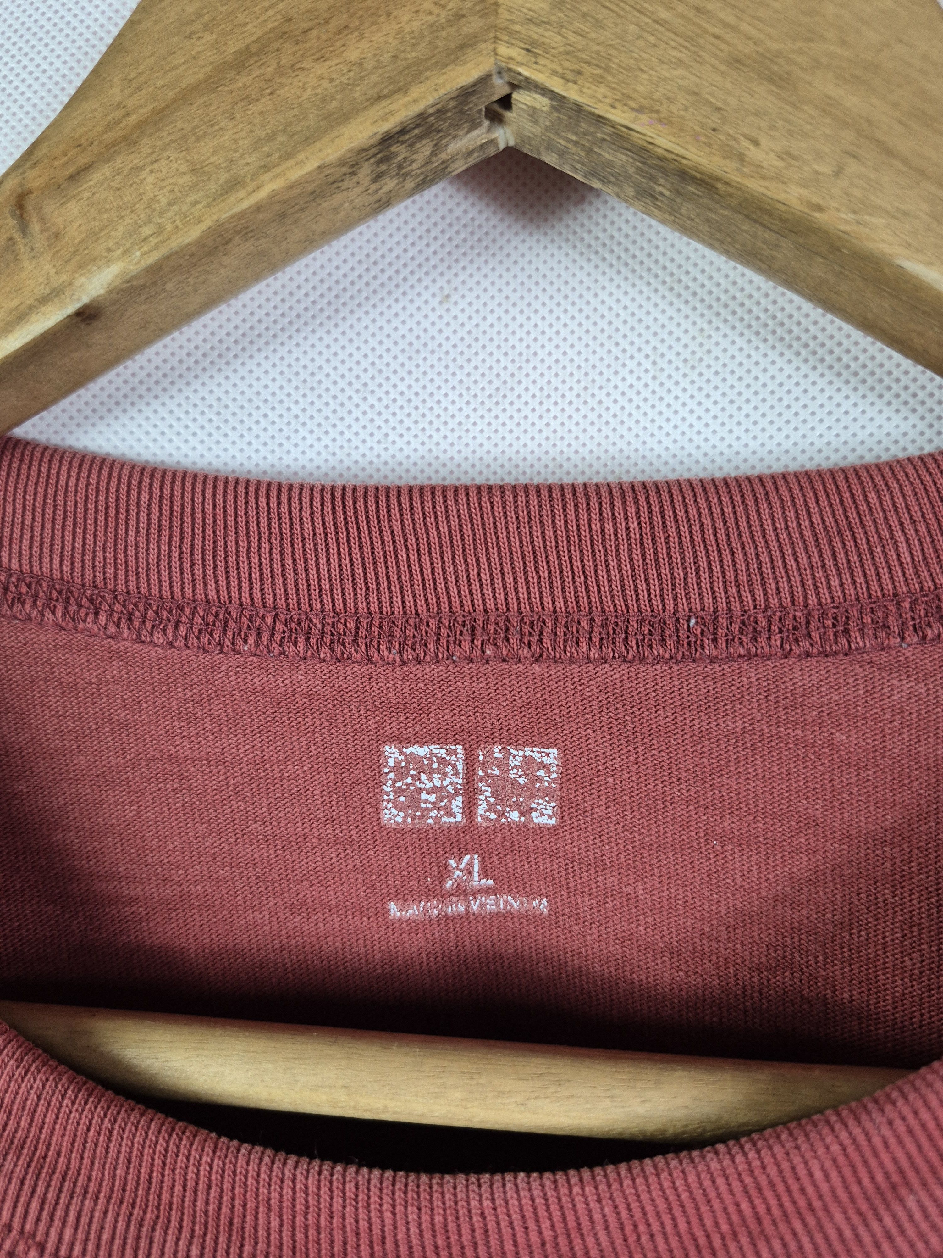 Uniqlo 🔥 Uniqlo U Lemaire Maroon Cotton Plain Tee Size US XL / EU 56 / 4 - 3 Thumbnail