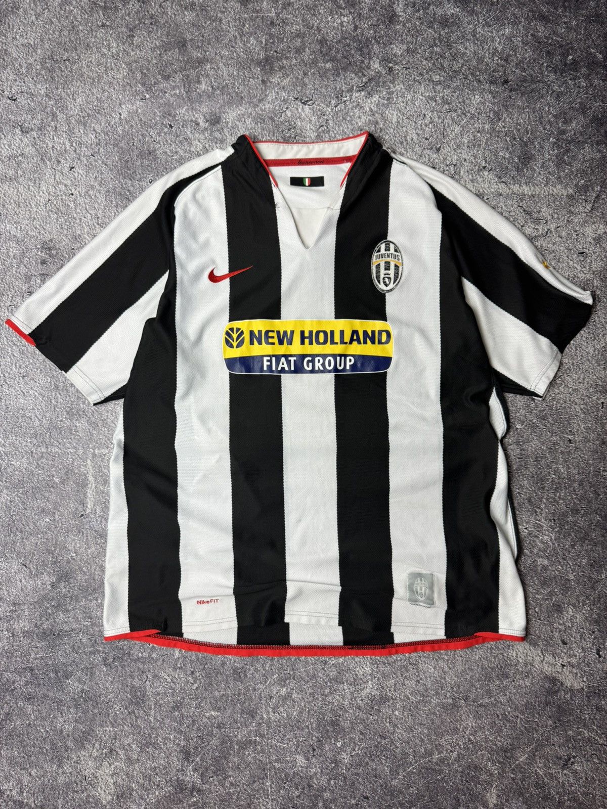 Nike soccer jersey juventus home 2007-08 Size US XL / EU 56 / 4 - 1 Thumbnail