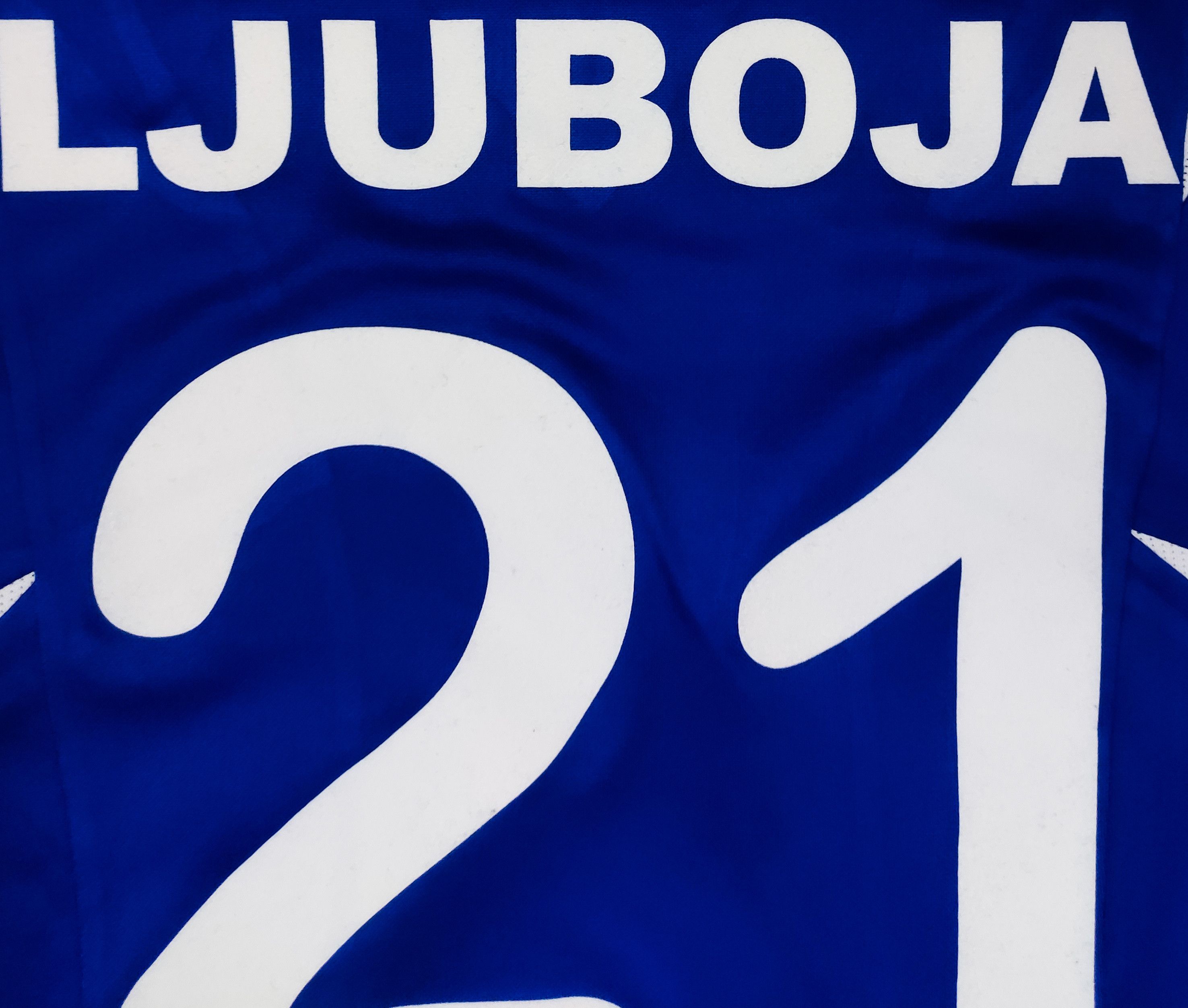 Lotto Sport Ljuboja #21 Serbia & Montenegro 2006 Lotto Home Shirt PSG Size US M / EU 48-50 / 2 - 11 Thumbnail
