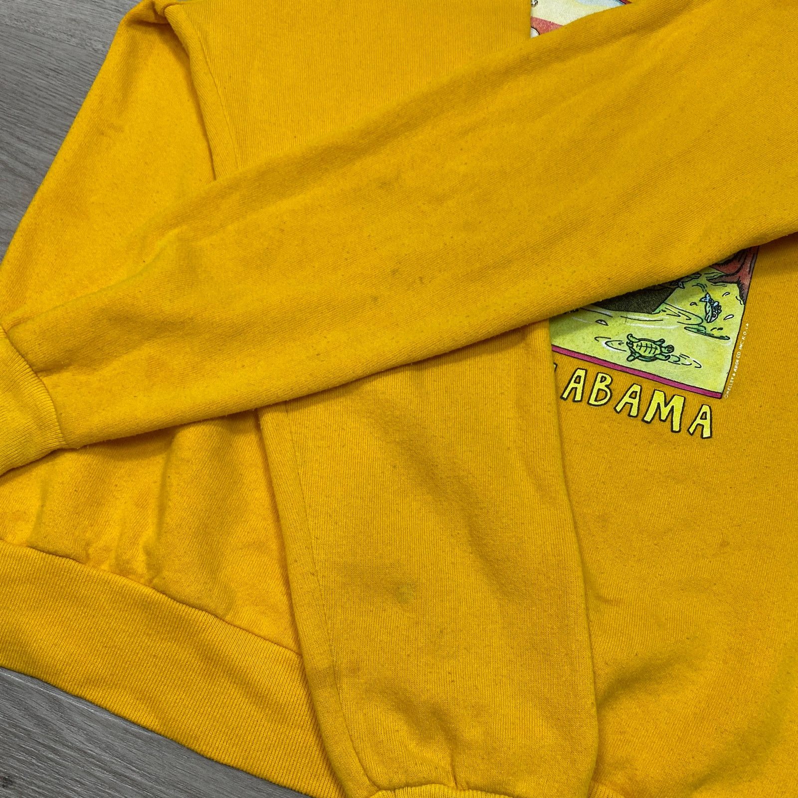 Jerzees × Vintage Vintage 90s Huntin & Fishin in Alabama Crew Sweatshirt XL Size US XL / EU 56 / 4 - 12 Thumbnail