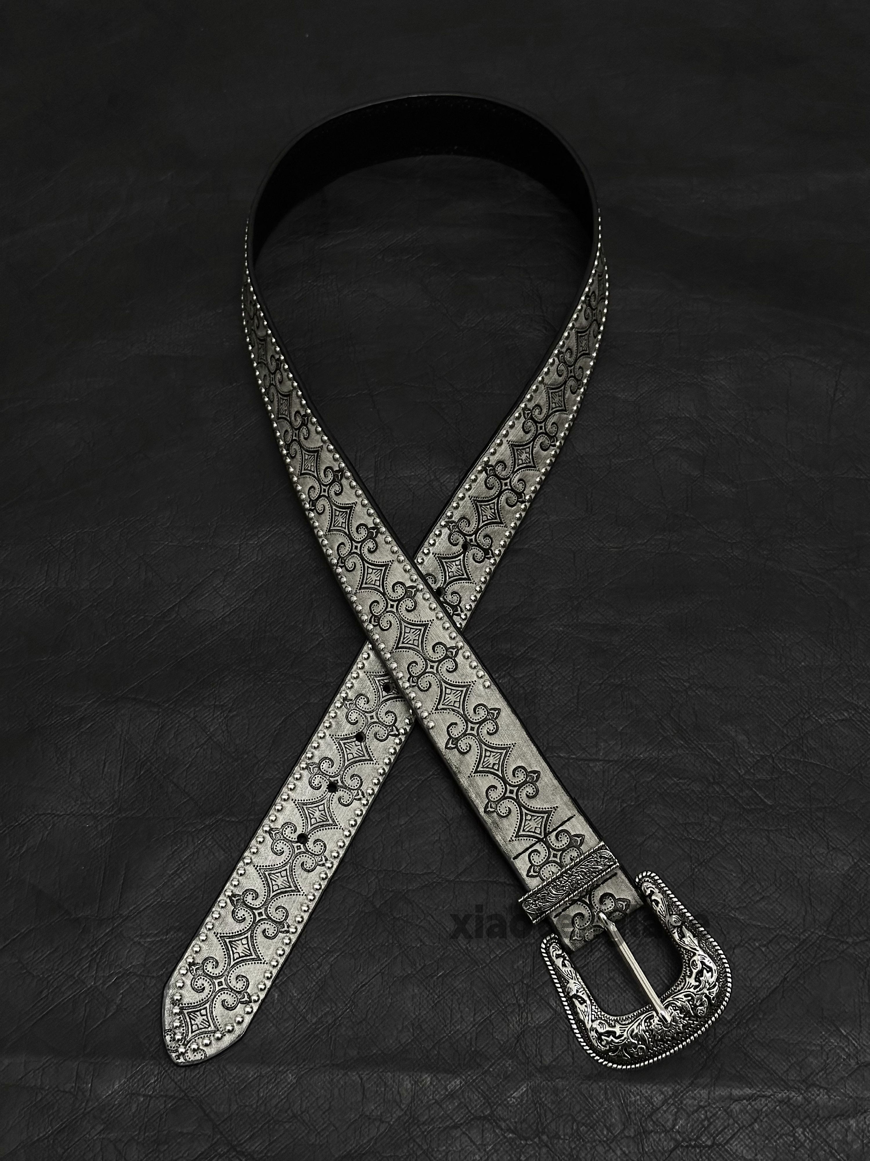 Japanese Brand Unisex utility punk yuppie full pattern festival belt Size ONE SIZE - 2 Thumbnail