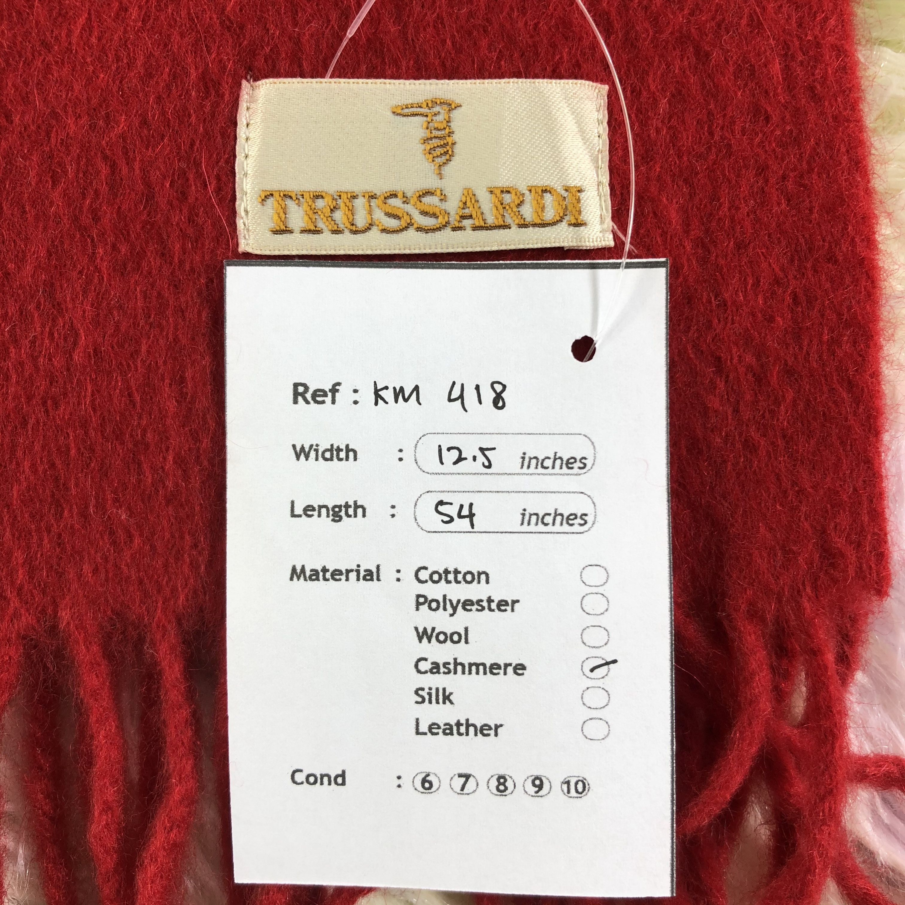 Trussardi × Vintage Trussardi Scarf / Muffler / Neckwear - KM418 Size ONE SIZE - 6 Thumbnail