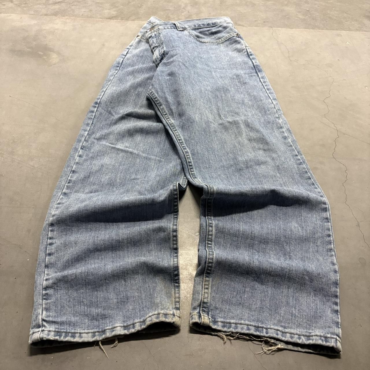 Vintage Crazy Vintage Y2K/2000s Baggy Grunge Medium Blue Wash Denim Jeans! Size US 40 / EU 56 - 3 Thumbnail