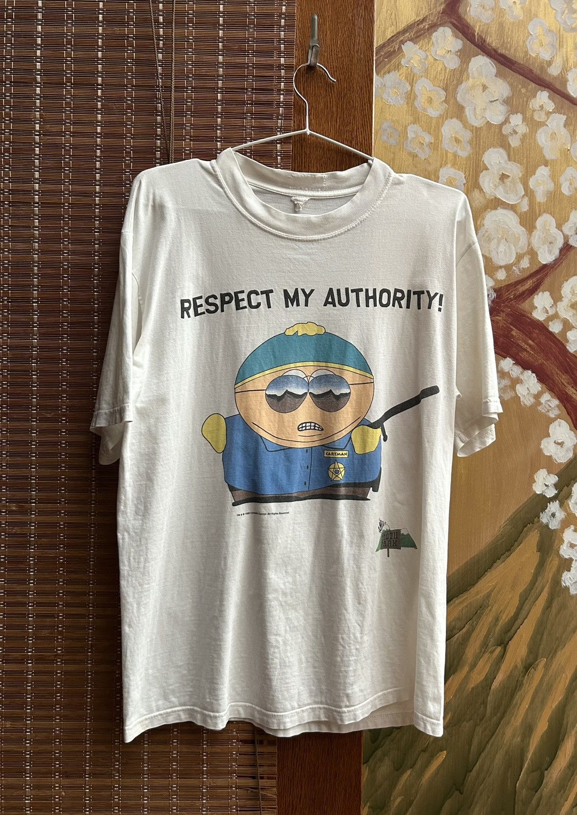 Vintage 1999 South Park Cartman Respect My Authority Tee Size M Size US M / EU 48-50 / 2 - 1 Thumbnail