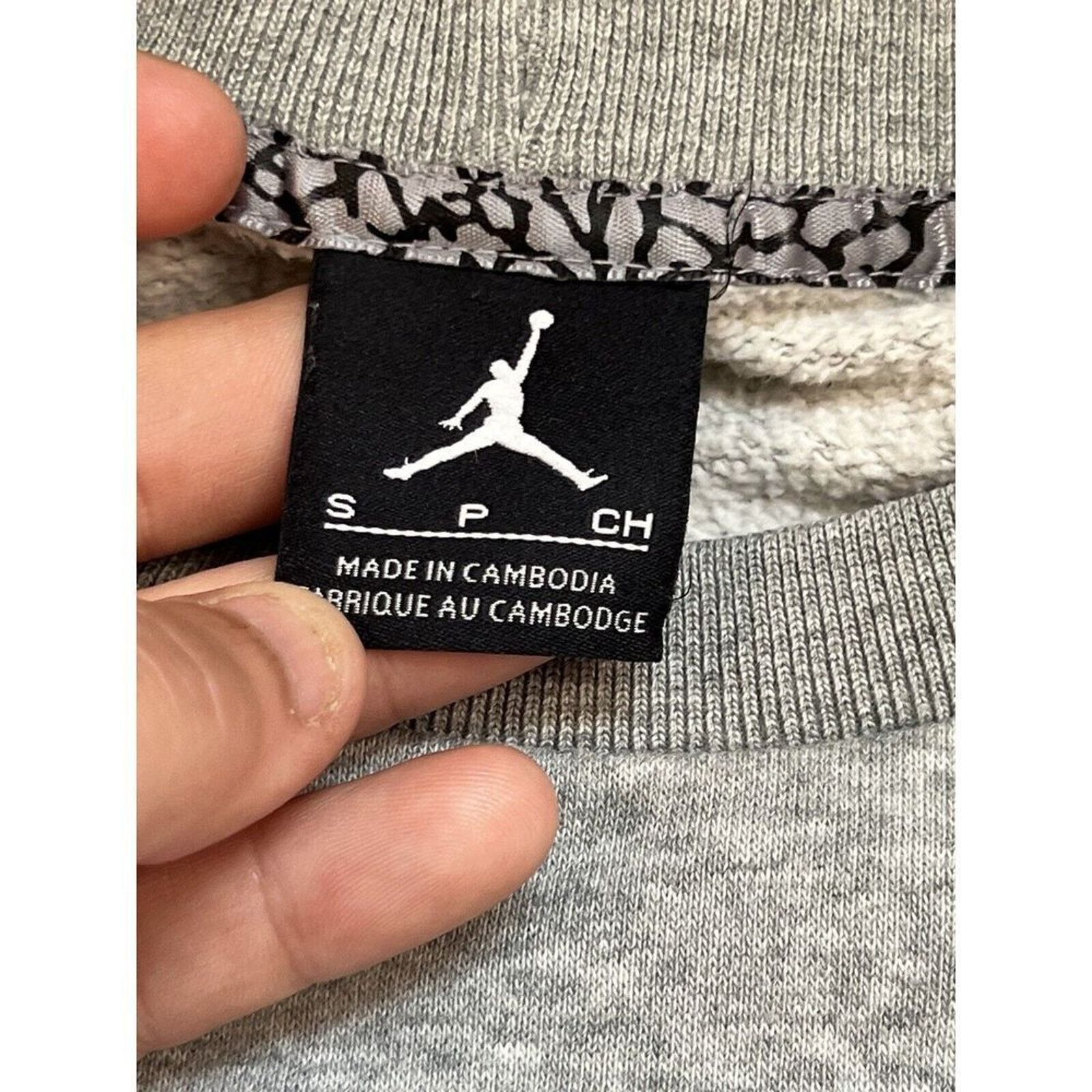 Jordan Brand Jordan Jump man Gray Crewneck Sweatshirt Mens Size S Size US S / EU 44-46 / 1 - 5 Thumbnail