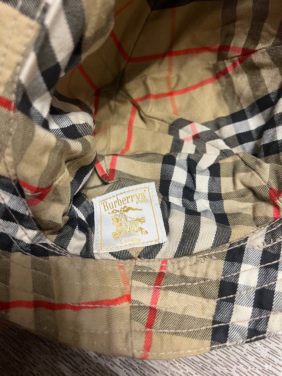 Burberry Burberrys vintage bucket hat Panama cap Size ONE SIZE - 9 Thumbnail