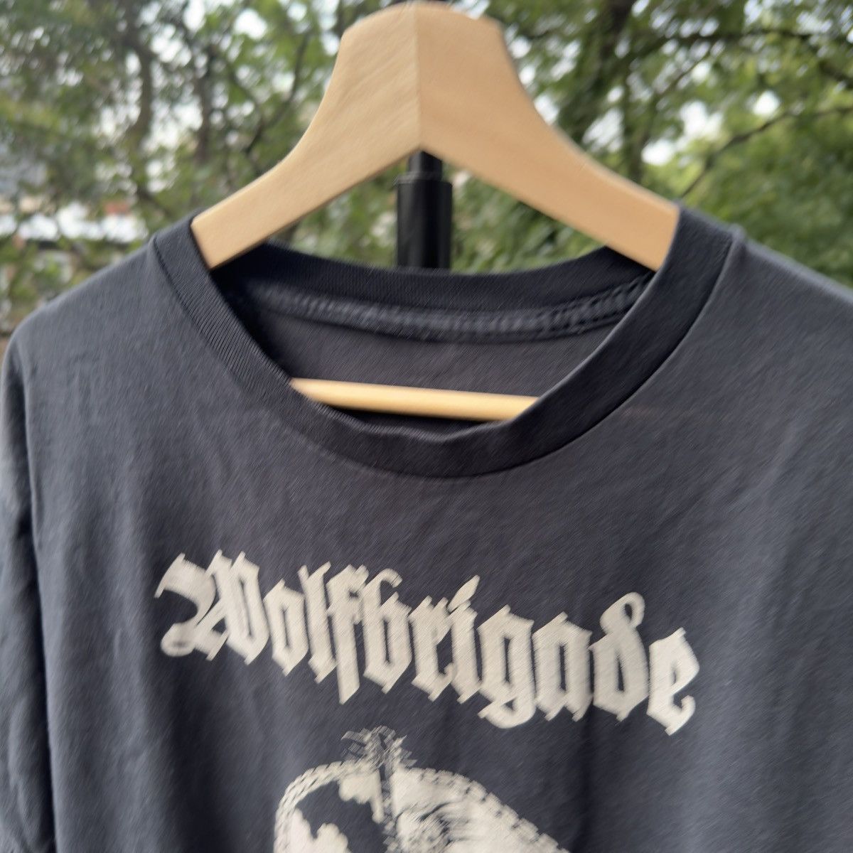 Vintage Wolfbrigade Thrashed Faded Distressed Band Tee ERD Grunge Size US L / EU 52-54 / 3 - 5 Thumbnail
