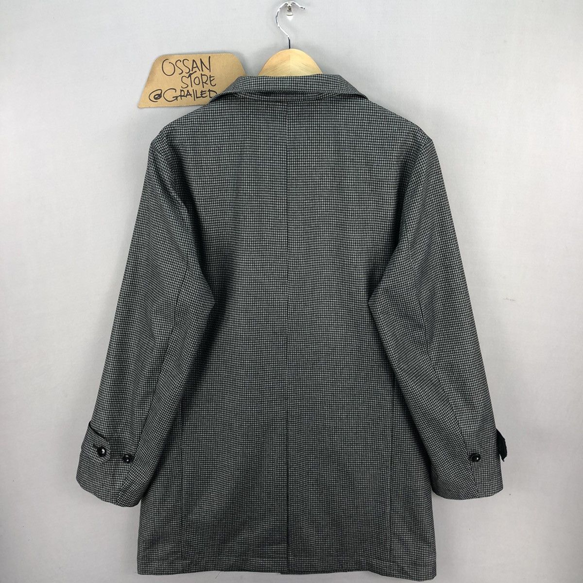 Takeo Kikuchi Vintage Takeo Kikuchi Houndstooth Fishtail Long Jacket Size US M / EU 48-50 / 2 - 12 Thumbnail