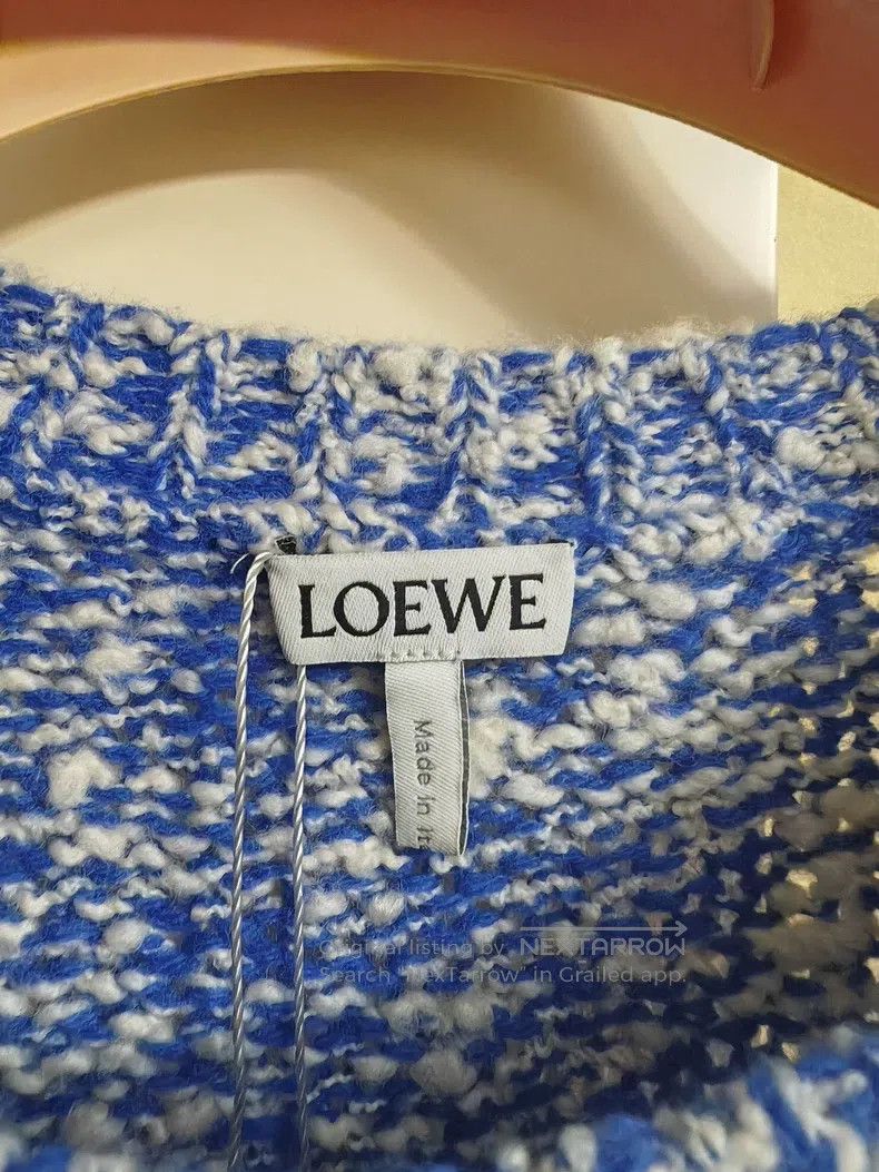 Loewe Loewe Blue and White Snowflake Large Logo Sweater Size US M / EU 48-50 / 2 - 3 Thumbnail