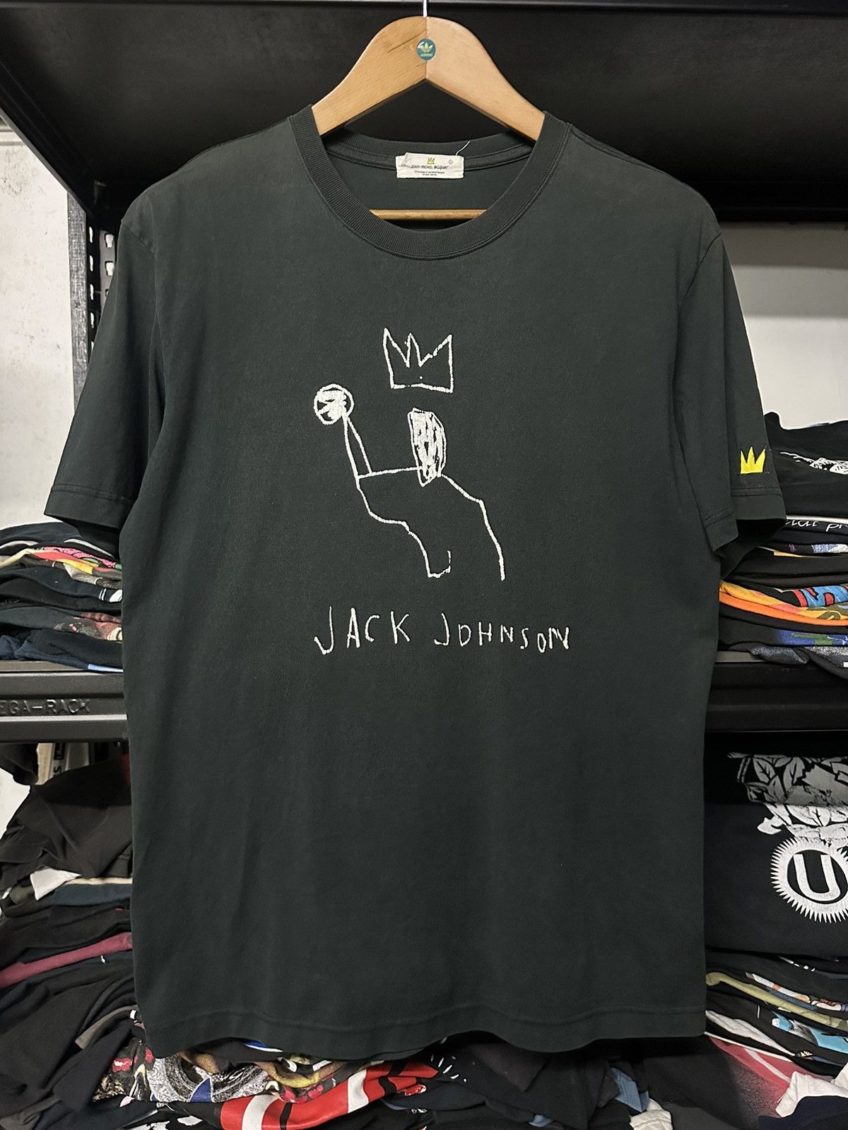 Uniqlo × Vintage Jean Michel Basquiat Jack Johnson Sun Faded Tee Size US L / EU 52-54 / 3 - 1 Thumbnail