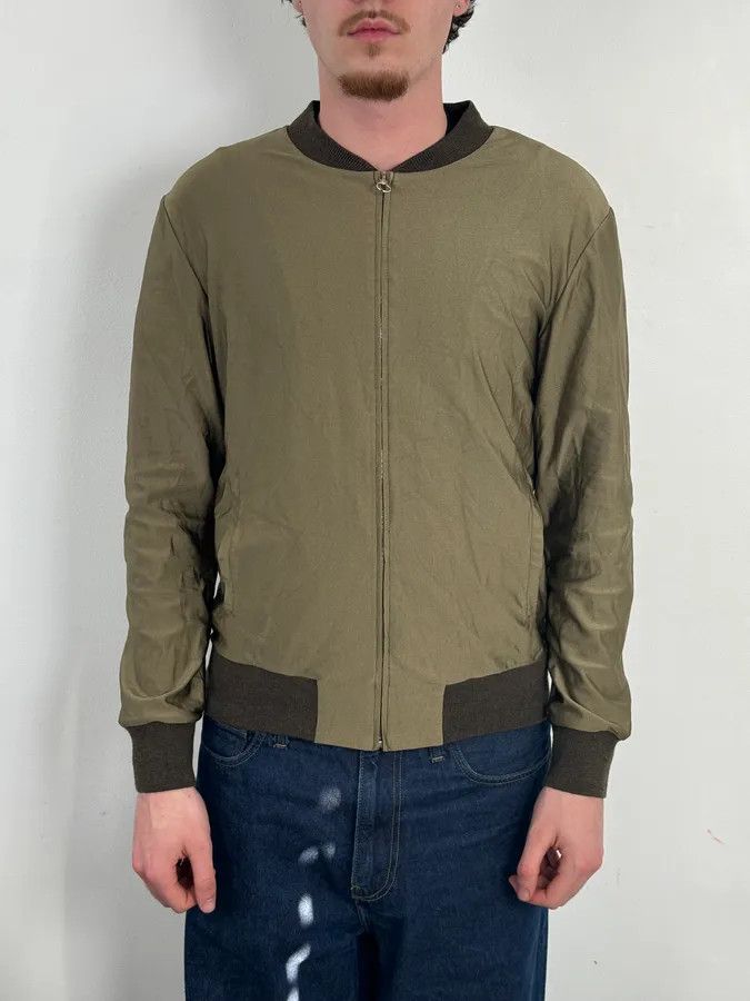 Acne Studios AW2015 Acne Studios Light Khaki Green Bomber Jacket Size US M / EU 48-50 / 2 - 2 Thumbnail