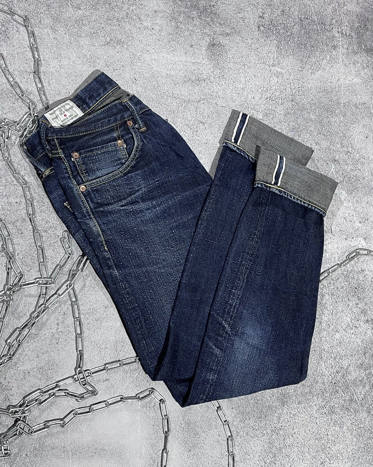 STUDIO D'ARTISAN Selvedge Charcoal Jeans Made in Japan 31