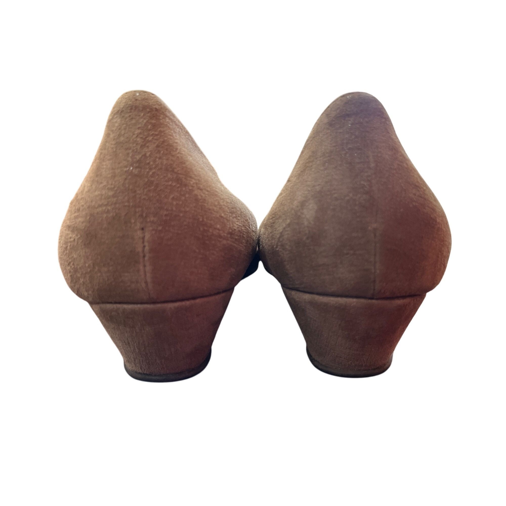 AGL AGL Womens Brown Suede Ballet Flats Size 39.5 SKU 8938 Size US 9.5 / IT 39.5 - 5 Thumbnail
