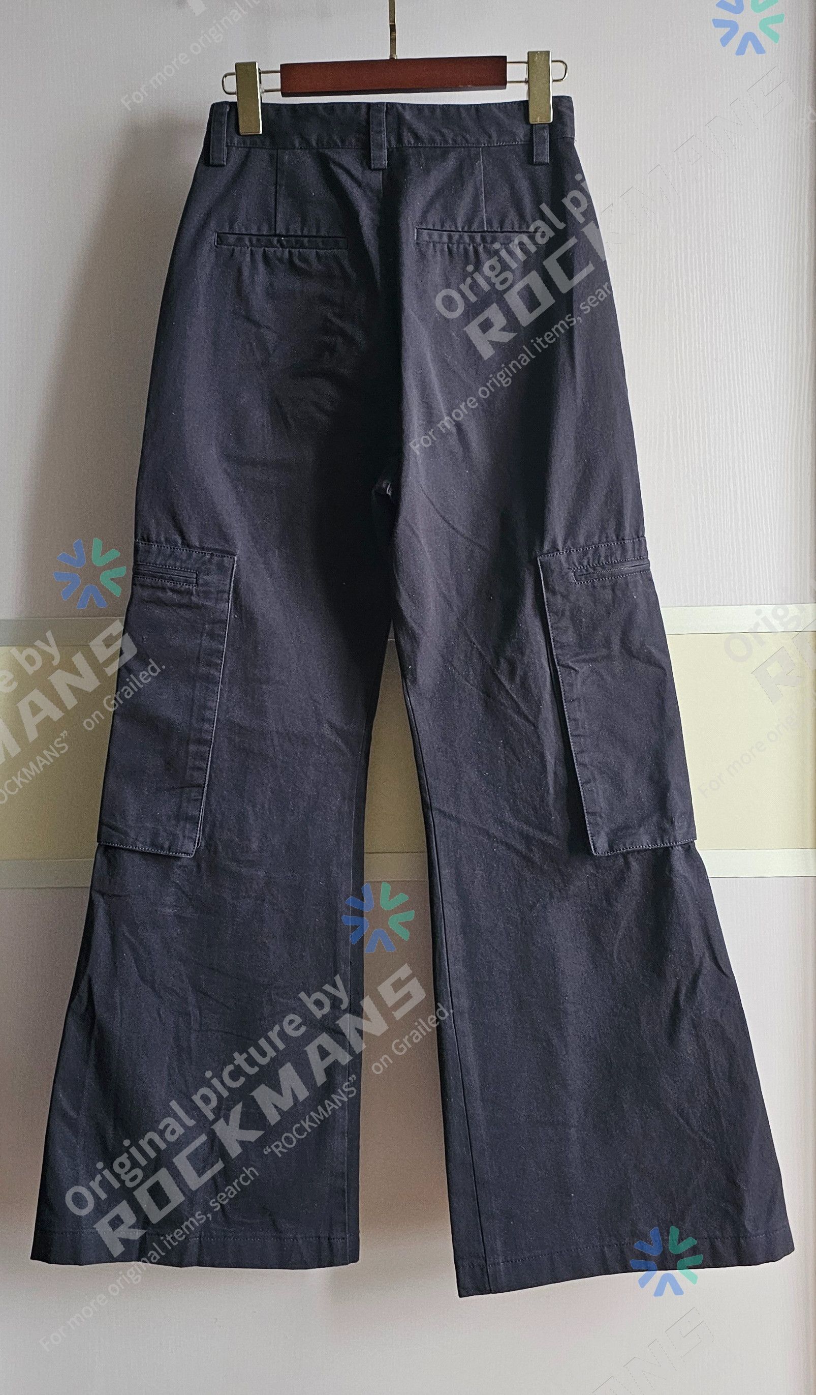 Amiri Amiri High-Waisted Wide-Leg Workwear Pants Size 38 Size 26" / US 2 / IT 38 - 4 Thumbnail