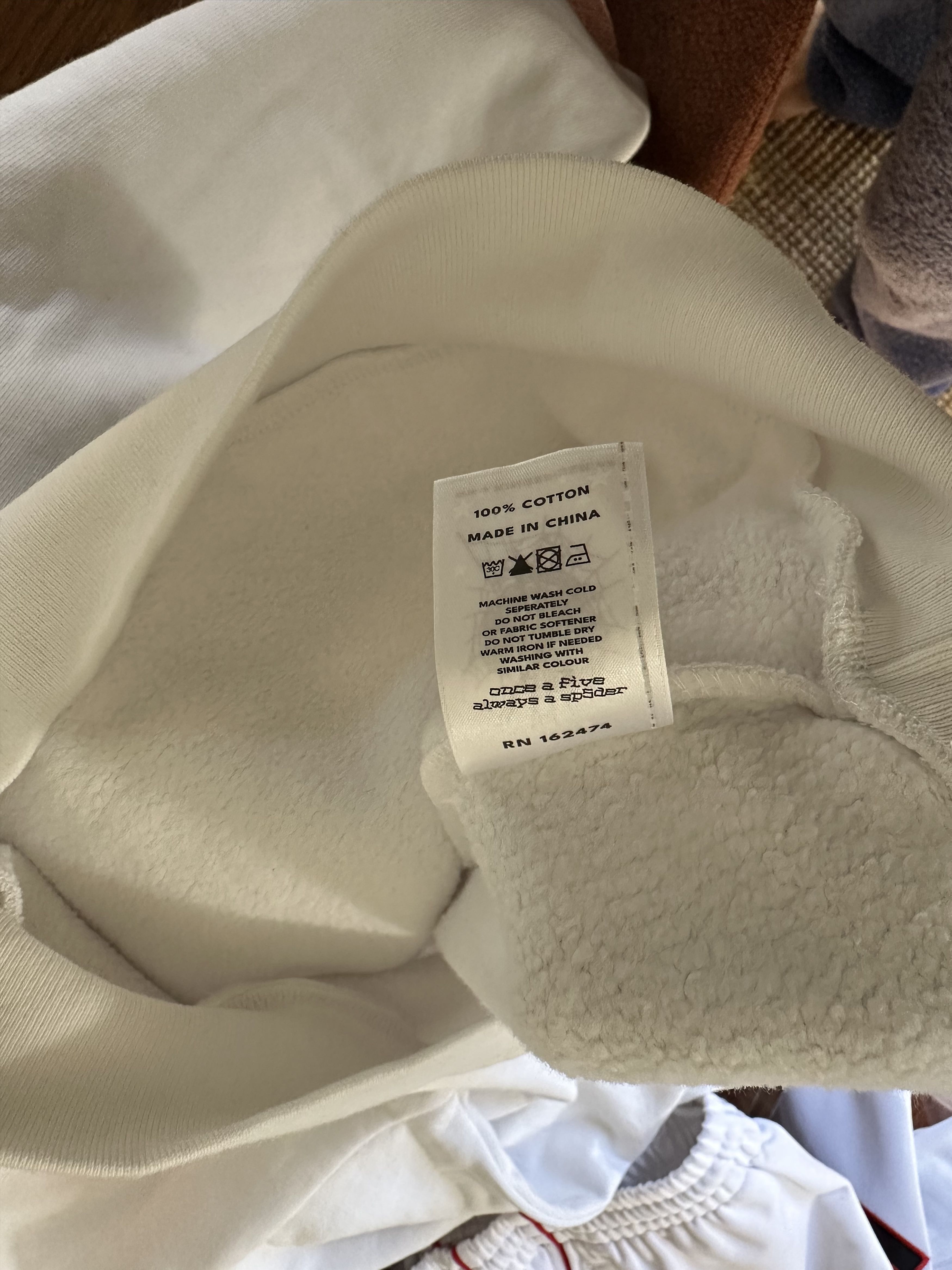 Sp5der Sp5der white hoodie Size US M / EU 48-50 / 2 - 3 Thumbnail