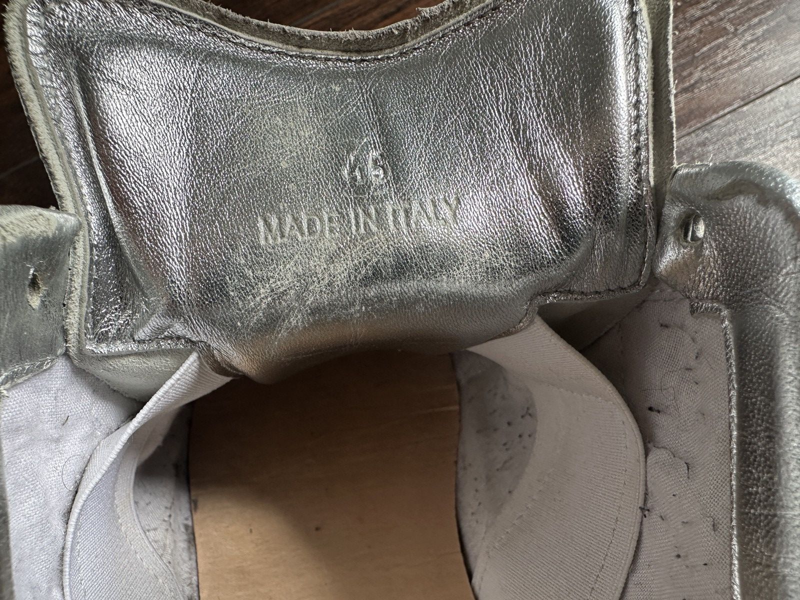 Maison Margiela Maison Margiela 45 US 12 GAT Silver Replica Sneakers 2018 Size US 12 / EU 45 - 9 Thumbnail
