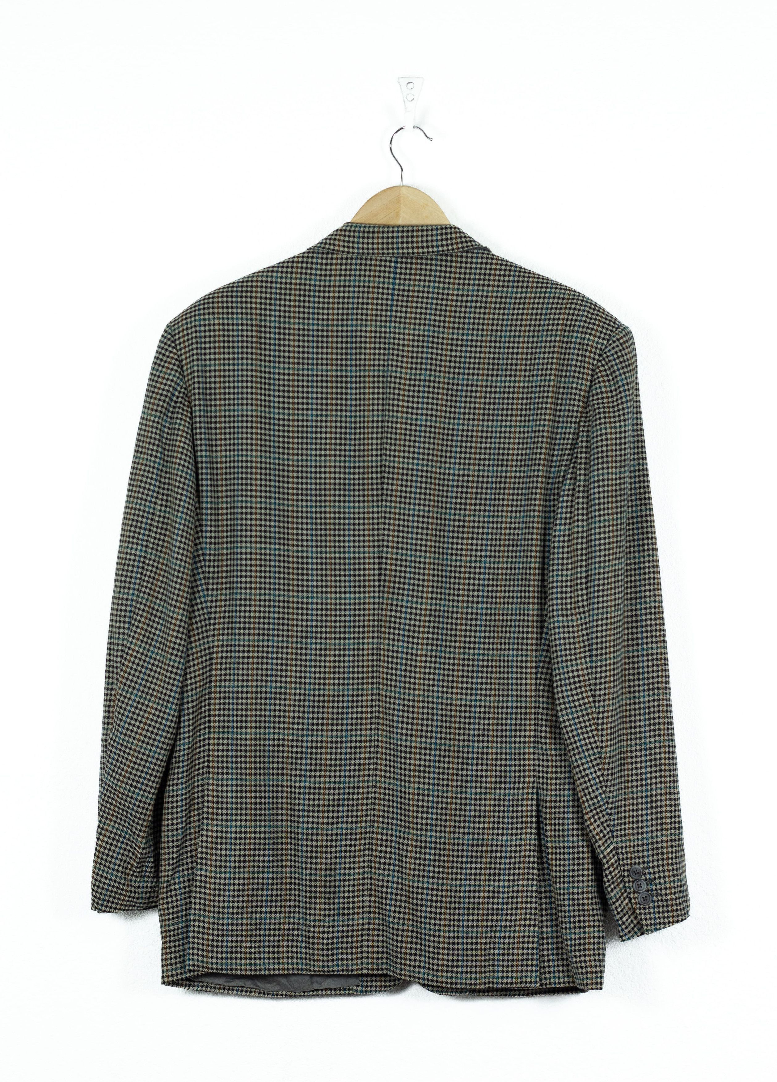 Ermenegildo Zegna × Vintage Vintage Ermenegildo Zegna Check Blazer Jacket 90s Size US L / EU 52-54 / 3 - 3 Thumbnail