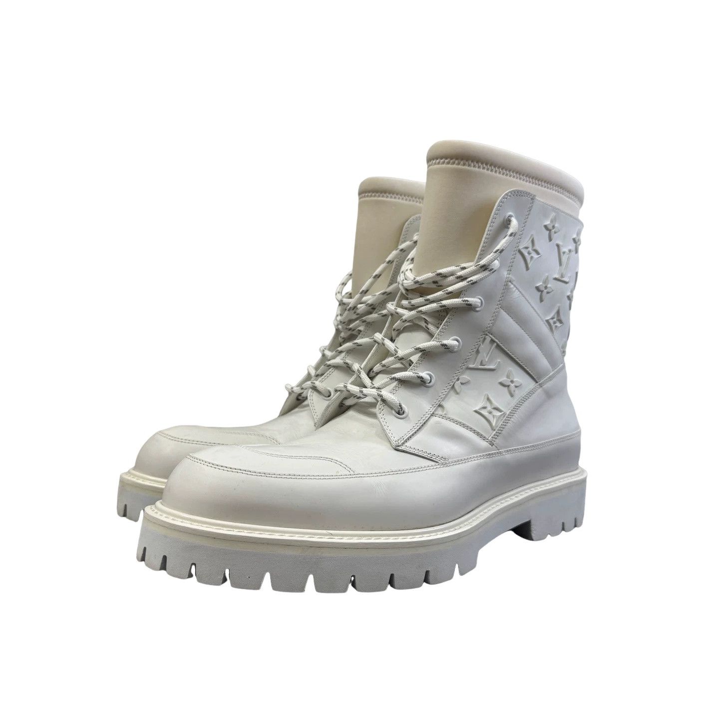 Louis Vuitton Louis Vuitton Monogram Embossed Boots Size 10 Size US 10 / EU 43 - 1 Thumbnail