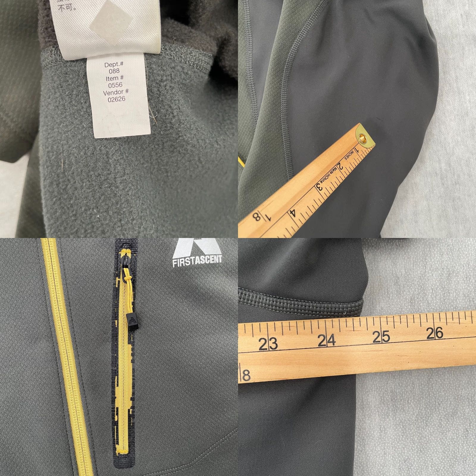 Eddie Bauer Eddie Bauer First Ascent Jacket Adult XL Gray Full Zip Pockets Mens XL Regular Fit Men Coat Jacket Size US XL / EU 56 / 4 - 8 Thumbnail