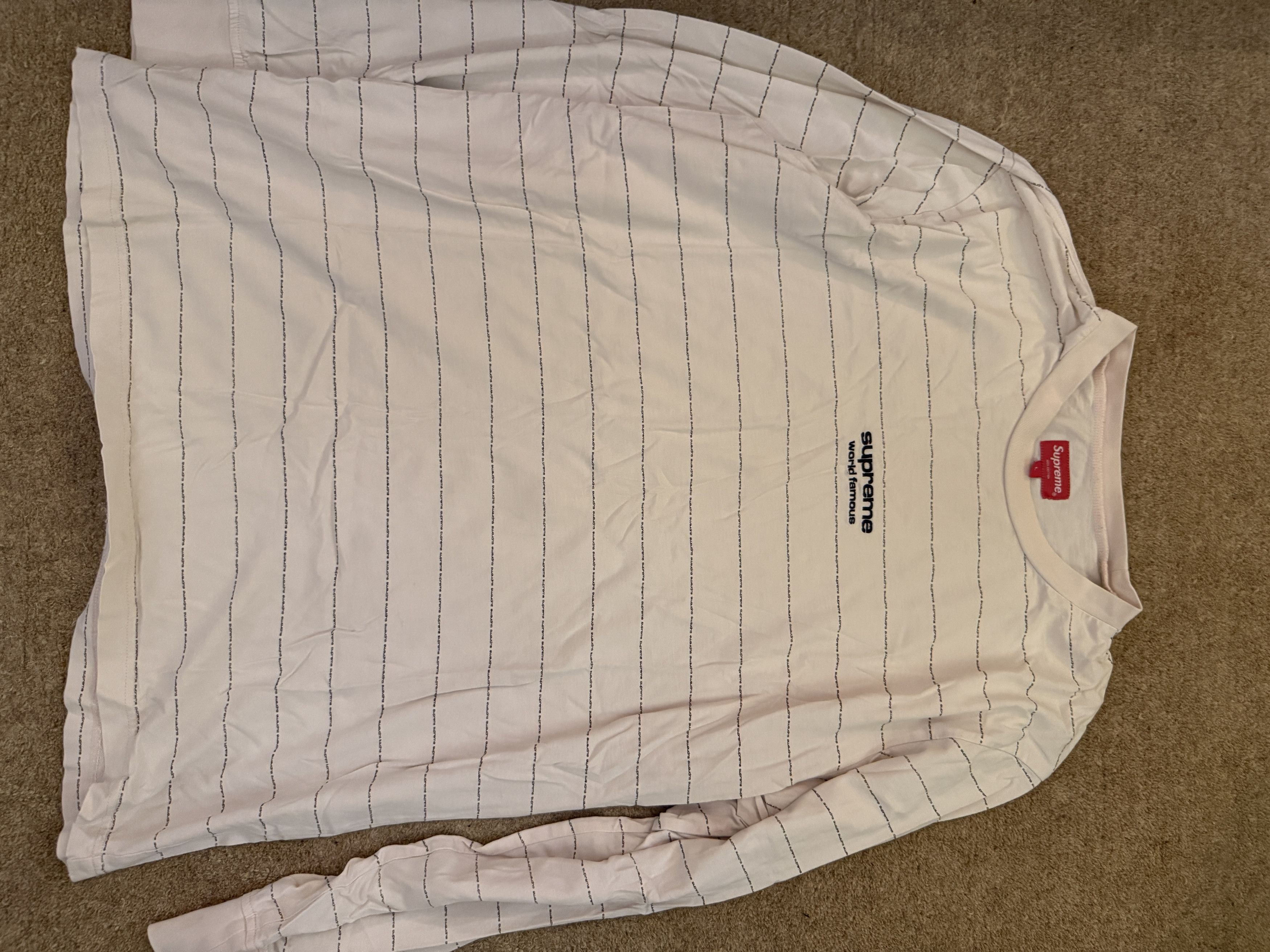 Supreme Supreme World Famous Long Sleeve Shirt Size US L / EU 52-54 / 3 - 1 Thumbnail