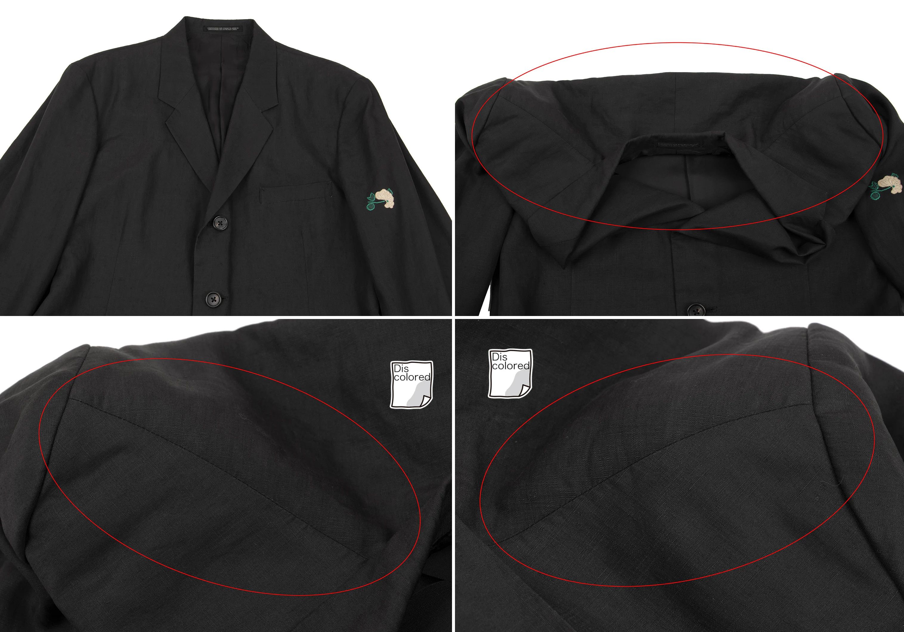 Yohji Yamamoto Yohji Yamamoto Botanical Patch Linen Long Jacket Size US S / EU 44-46 / 1 - 2 Thumbnail