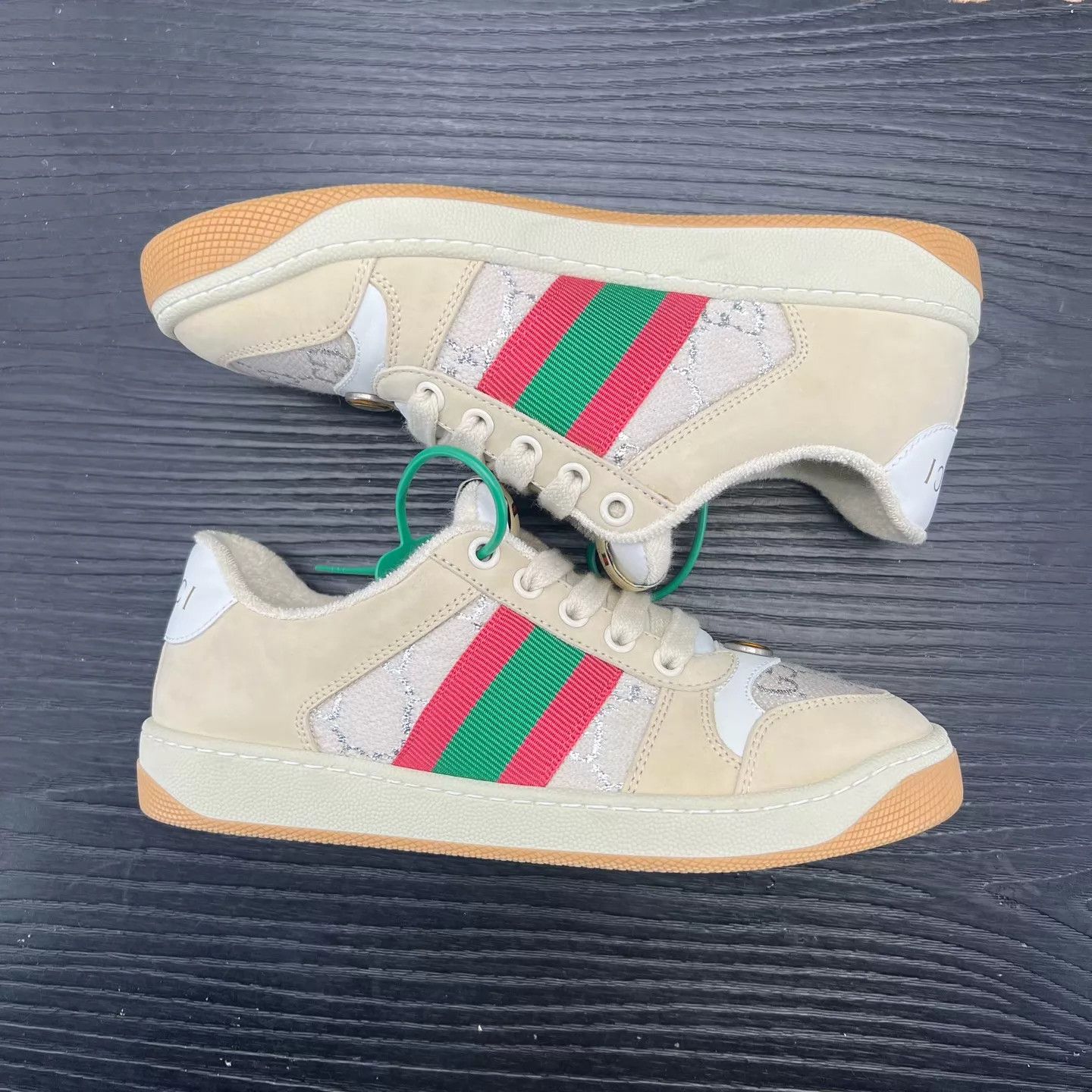 Gucci Gucci Rhyton Distressed Sneaker Blush Size 35 Pre-owned Size US 4.5 / IT 34.5 - 3 Thumbnail