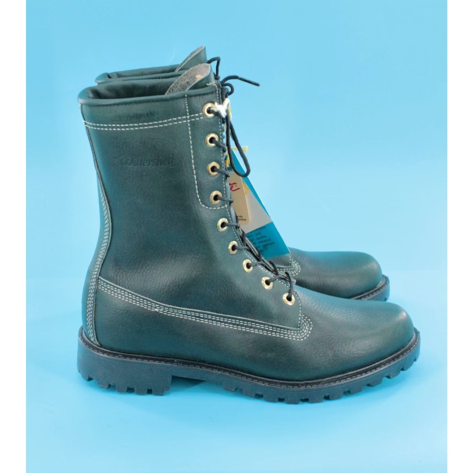 Vintage VTG Hunting Boots Watershed Mens Boots 9.5 1960s Outdoor Brown Leather VTG Size US 10 / EU 43 - 7 Thumbnail