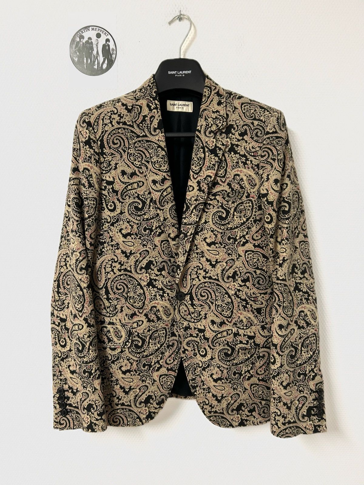 Saint Laurent Paris SS2015 1/1 sample Fractal Paisley Blazer Size 48L - 1 Thumbnail