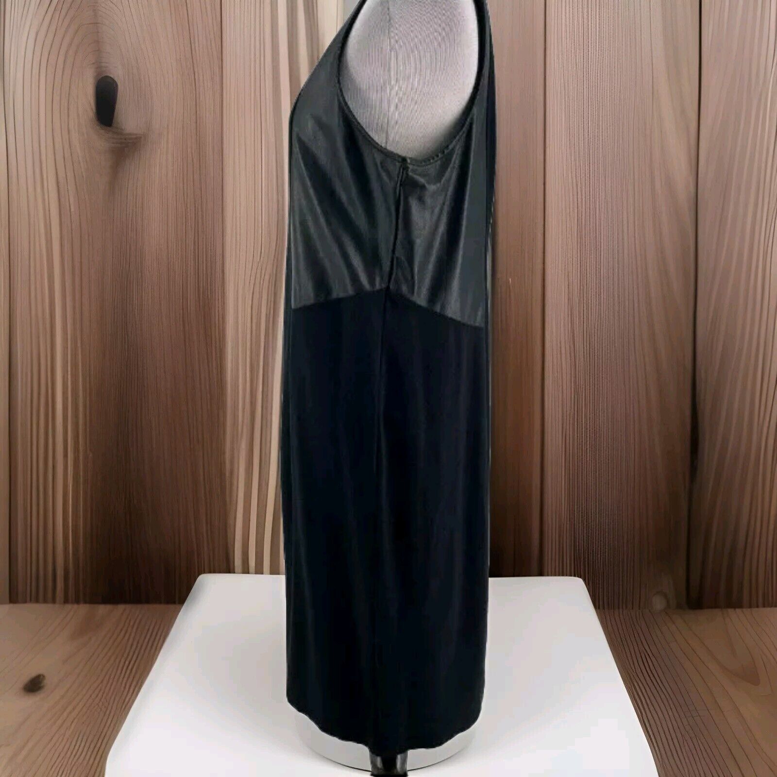Athleta Athleta XS Night On The Town Ponte Dress Black Faux Vegan Size XS / US 0-2 / IT 36-38 - 12 Thumbnail