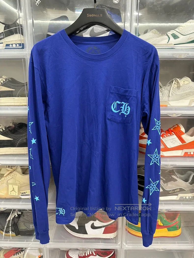 Chrome Hearts CHROME HEARTS Size L Blue stars with long sleeves Size US L / EU 52-54 / 3 - 1 Thumbnail