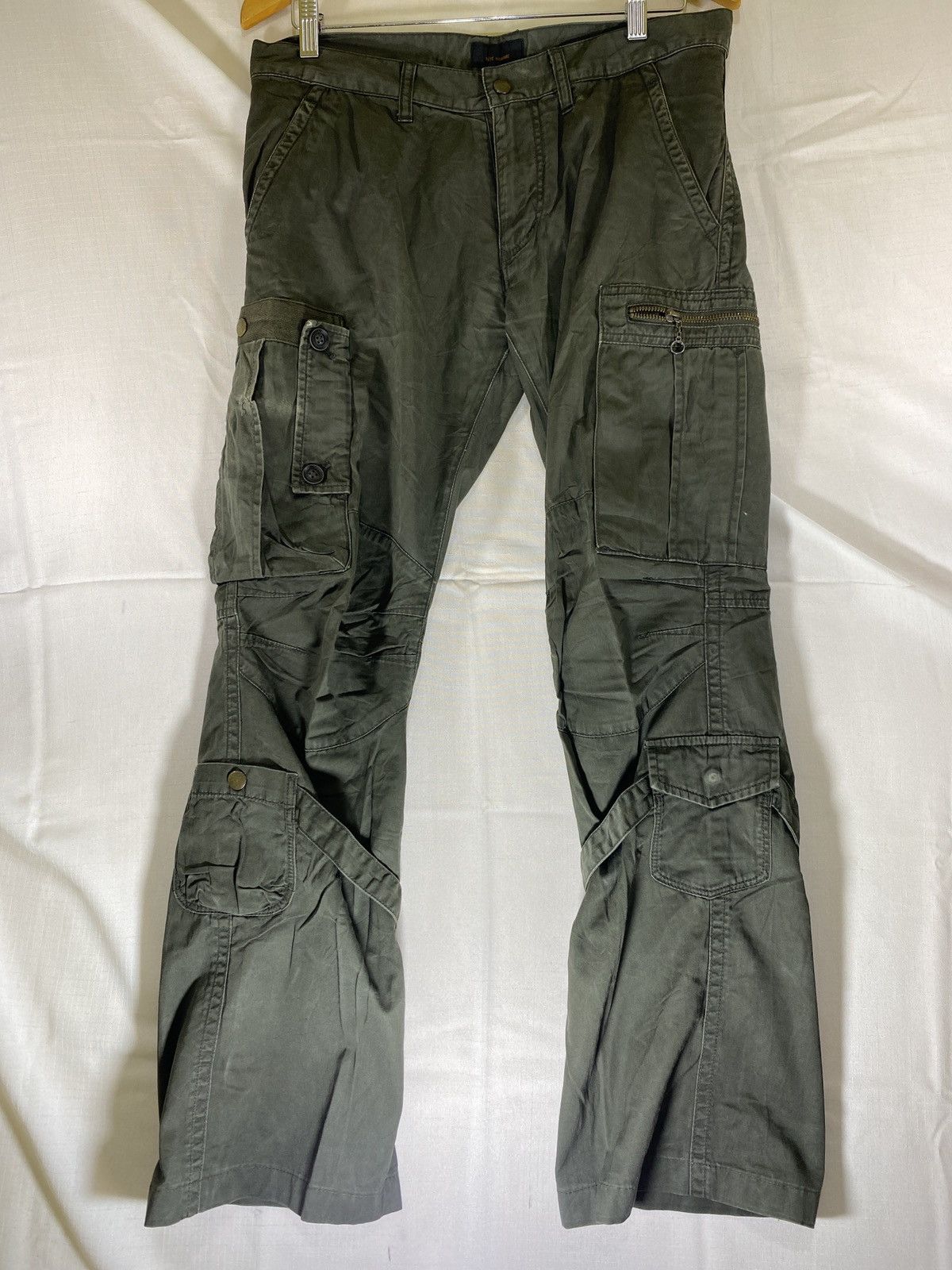Tete Homme multi pocket bondage army heavy cotton cargo pants Size US 30 / EU 46 - 1 Thumbnail
